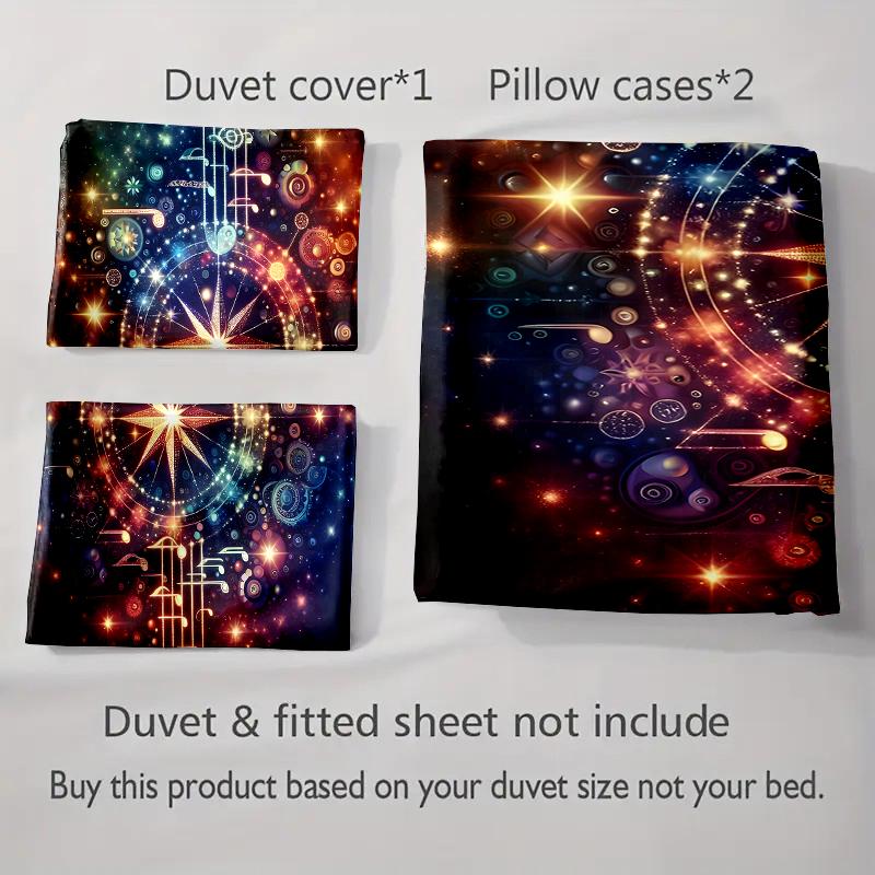 Musical cosmic swirl. Bedding Duvet cover sets Duvet covers Pillowcases gifts (1 * Duvet Cover 2 * Pillowcases, without duvet insert)