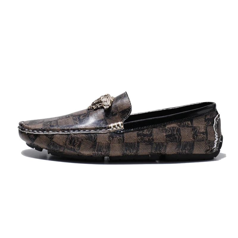 Rozmiar 48 Męskie Buty Modne Skórzane Codzienne Buty dla Mężczyzn Luksusowe Designerskie Buty Męskie Mokasyny Nowe Miękkie Płaskie Buty Zapatillas Hombre