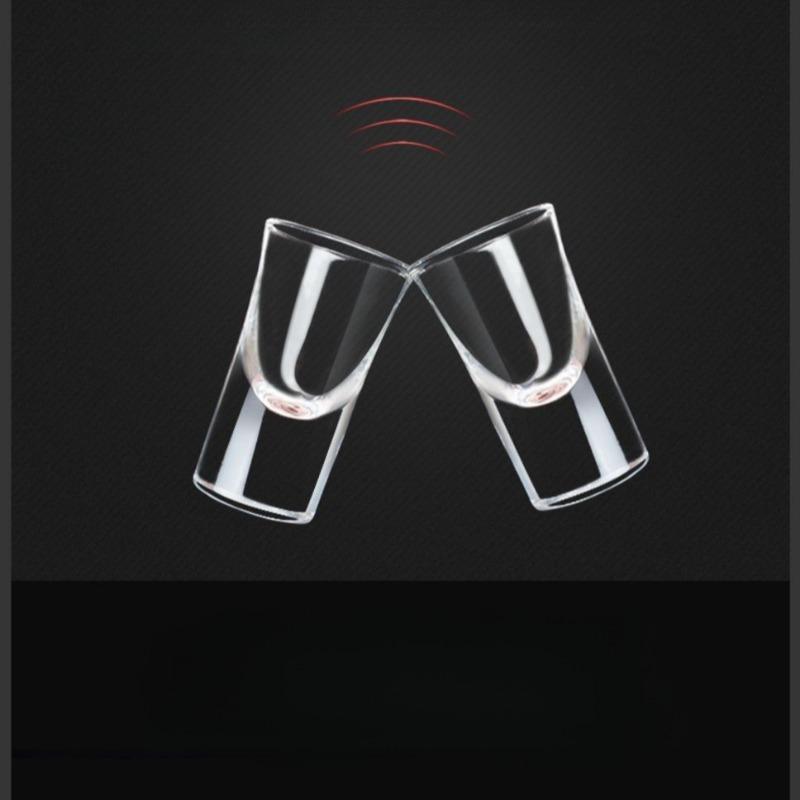 6pcs/7pcs Set Small Wine Glass One Beaker Glass Wine Dispenser Wine Pot Spirit Baijiu Cups Wine Set Household Mini Shot Glasses