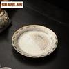 135ml Meister handgefertigt Tangka Dunhuang Weiß Vergoldetes Silber Teekanne Retro Kanne Teekocher Chinesisches Teeservice Verzierungen Geschenk