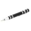 Pocket Screwdriver 8 In 1 Mini Hand Pen Screwdriver Magnetic Type Multipurpose for Fine ScrewsBlack