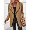 Autumn/Winter 2023 Women's Versatile Long-Sleeve Wool Coat