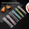 ZISIZ Disposable Plastic Fruit Forks