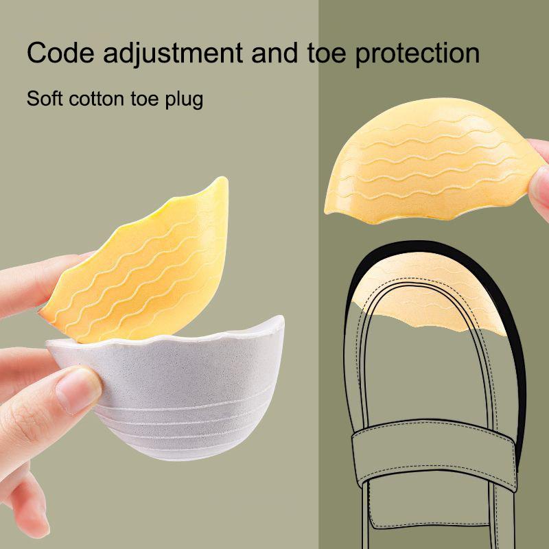 Anti-Slip Sponge Forefoot Insole Adjustable Shoe Size Toe Pad Forefoot Cushioning Pad To Relieve Pai Women'S High-Top Insole