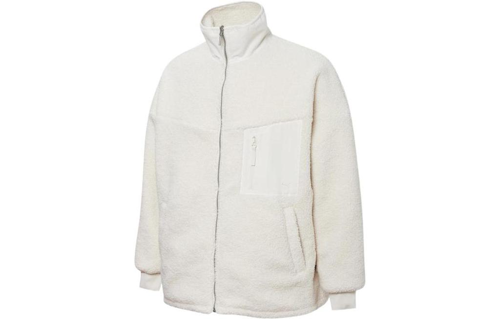 PUMA Mmq Series Velvet feel Coat Unisex White 534744-65