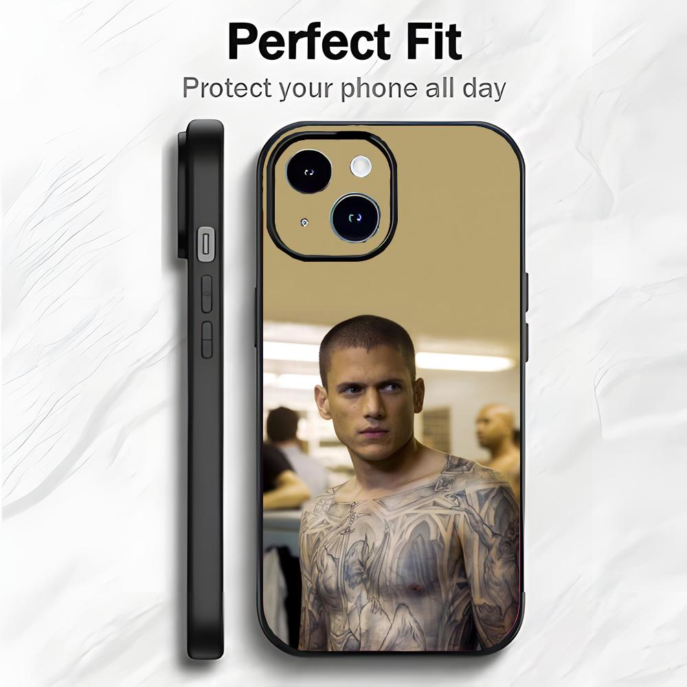 Talented American Actor W-Wentworth Miller Phone Case Phone Case Soft Packaging Lightweight For iPhone17 16 15 14 13ProMax