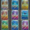Pokemon Eeveelution ACG DIY Self Control Collect Signature Trading Flash Card Anime Cartoon Gift