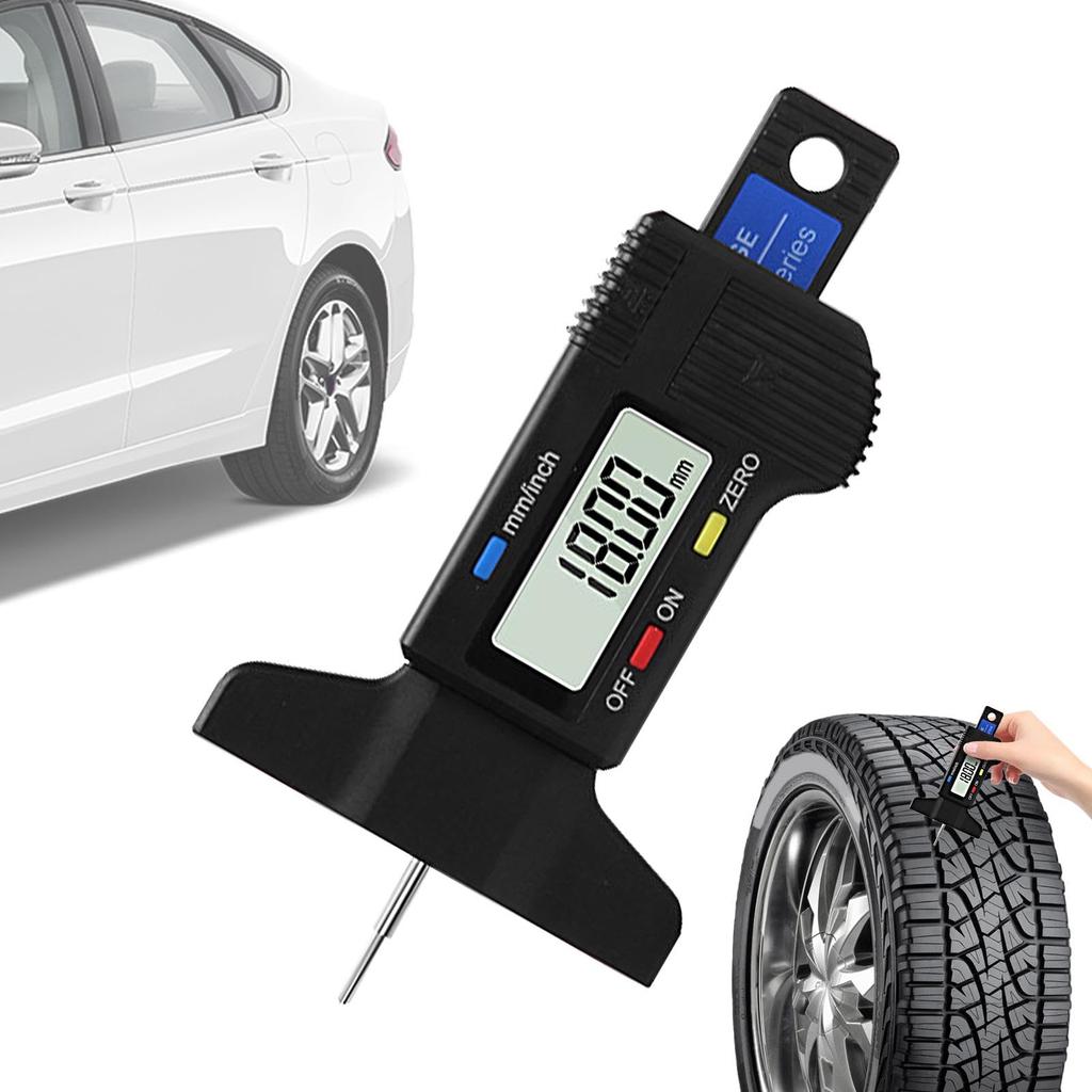 Tread Checker Tyre Guage - Tire Depth Gauge Tool, Tire Thread Measuring Gauge |