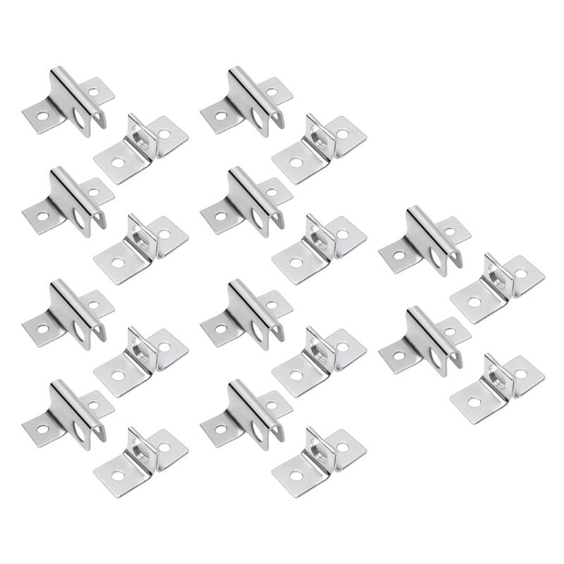 10pcs Thicken Locker Padlock Hasp Wardrobe Security Door Gate Bolt Latches Lock Bracket Hasp Furniture Door Bolts