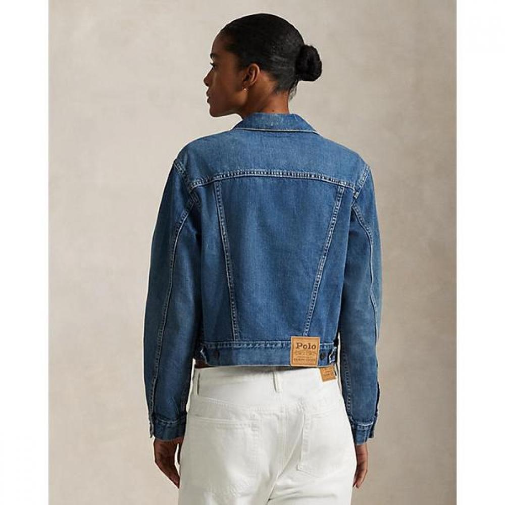 Polo Ralph Lauren Women S Denim Trucker Jacket Wmpootwndk20025400