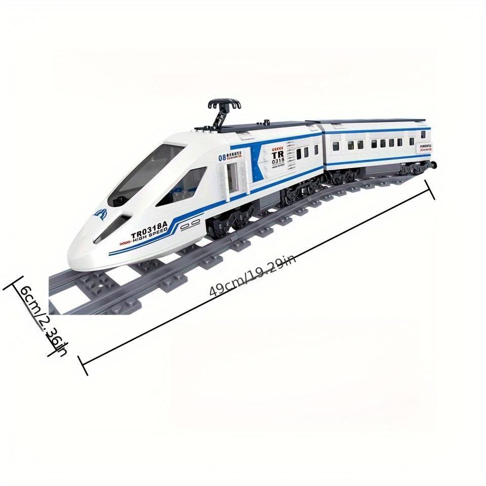Moc Rail Transit Luxury High-Speed Train Model Puzzle Toy Building Blocks  Birthday Gift