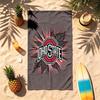 Ohio State Buckeyes (1) Theme Beach Towel Sand Resistant Soft And Comfortable Suitable For The Pool Camping Yoga And Diving A Travel Essential