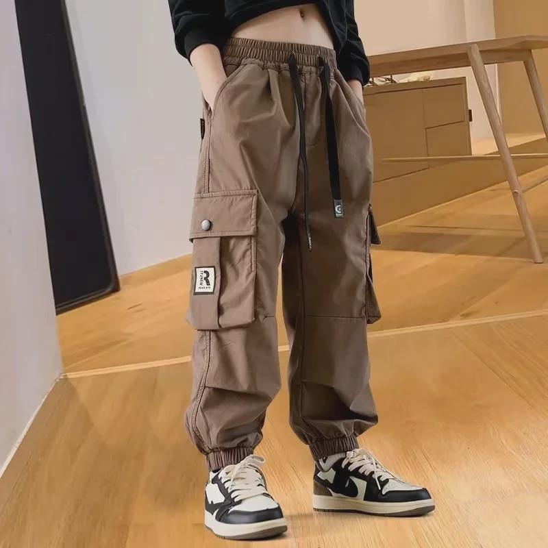 

Комбинезоны для девочек Mocha весна/осень 2024 года — модные повседневные брюки для уличных танцев для молодежи 170 cm