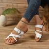 2025 Women Slippers Summer Comfy Lightweight Flat Sandals Casual Clip-toe Shoes Slides Women Casual Beach Slippers Flip-flops