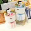 40cm Bouquet Doctor Bear Plush Toy Graduation Gift Super Soft Cute Stuffed Animal Dolls for Girlfriend  Friends