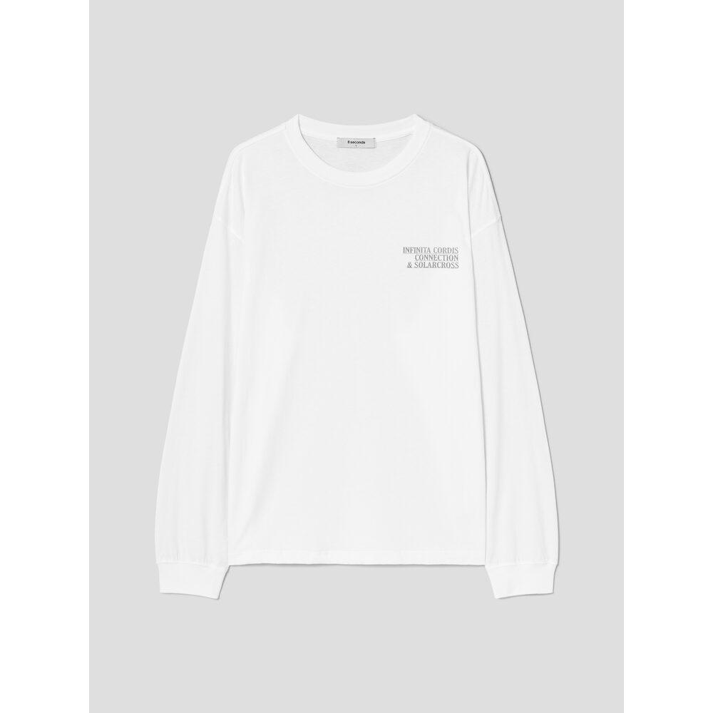 8SECONDS Brushed Graphic T-Shirt White