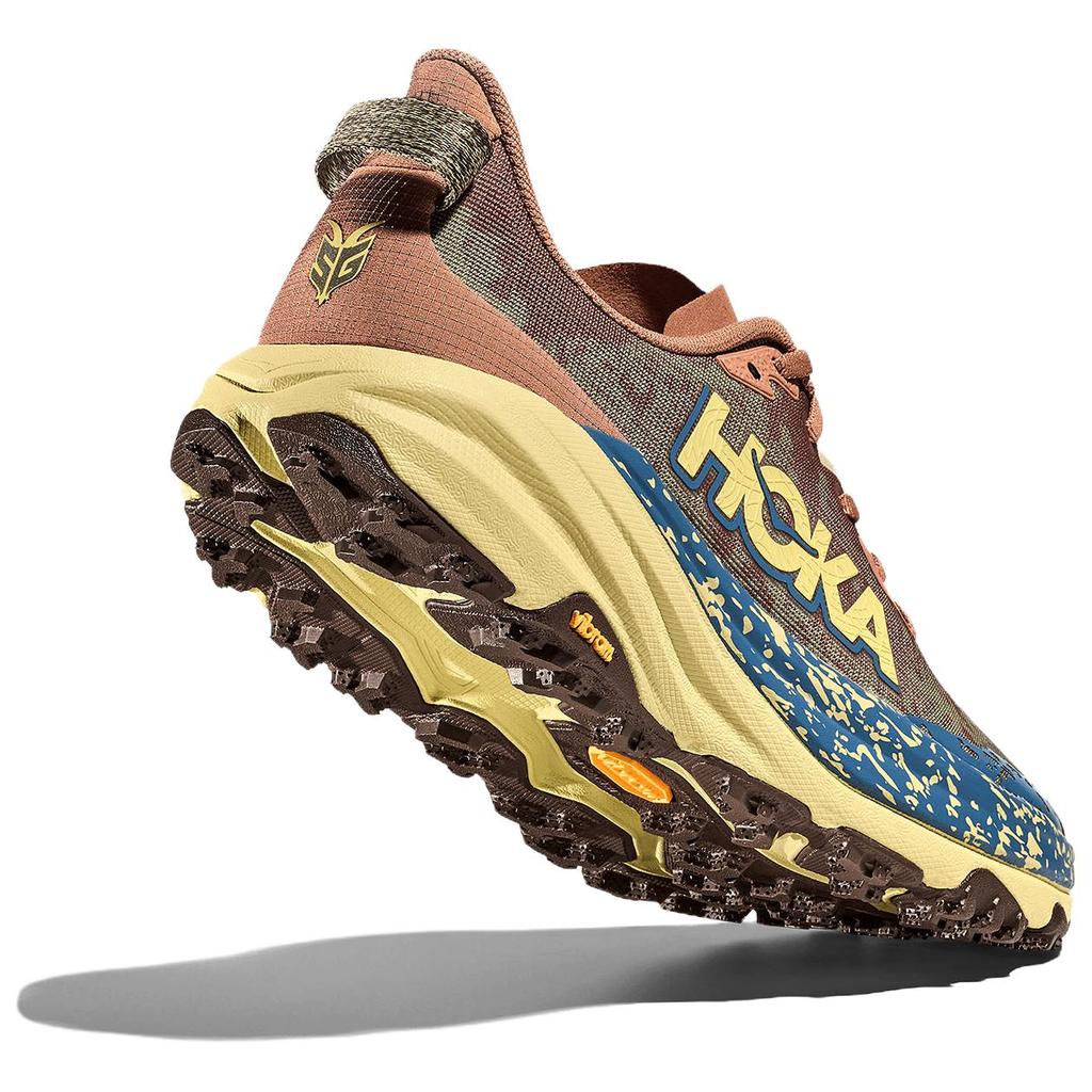 HOKA One One Speedgoat 6 Comfortable Versatile Cushioning Breathable Support Low Top Trail Running Shoes Men Sneakers Brown 1147791-MPLC