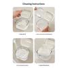 Retainer Case Transparent Denture Bath Box with Strainer Basket Mouth Guard Case Travel Braces Container for Soaking Cleaning Storage