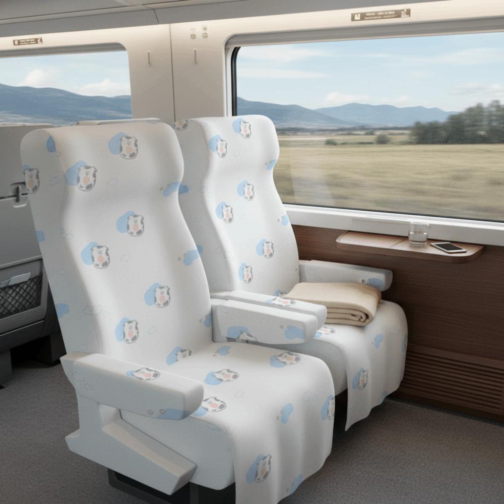 5Bags Hygienic Disposable Seat Covers Portable Dirt-proof Non-woven Fabric Cover Breathable Lightweight Chair Cover