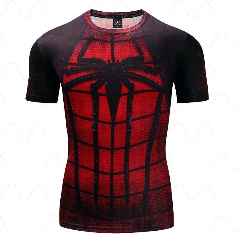 2026 Summer Children's T-shirt - Marvel Spider-Man 3D Print - Sporty and Casual, Breathable and Sweat-Wicking Short Sleeve