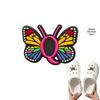 Cross-border Cute Detachable PVC Shoe Ornaments: Butterfly, Letter, Cartoon Designs for Festival and Party Shoes