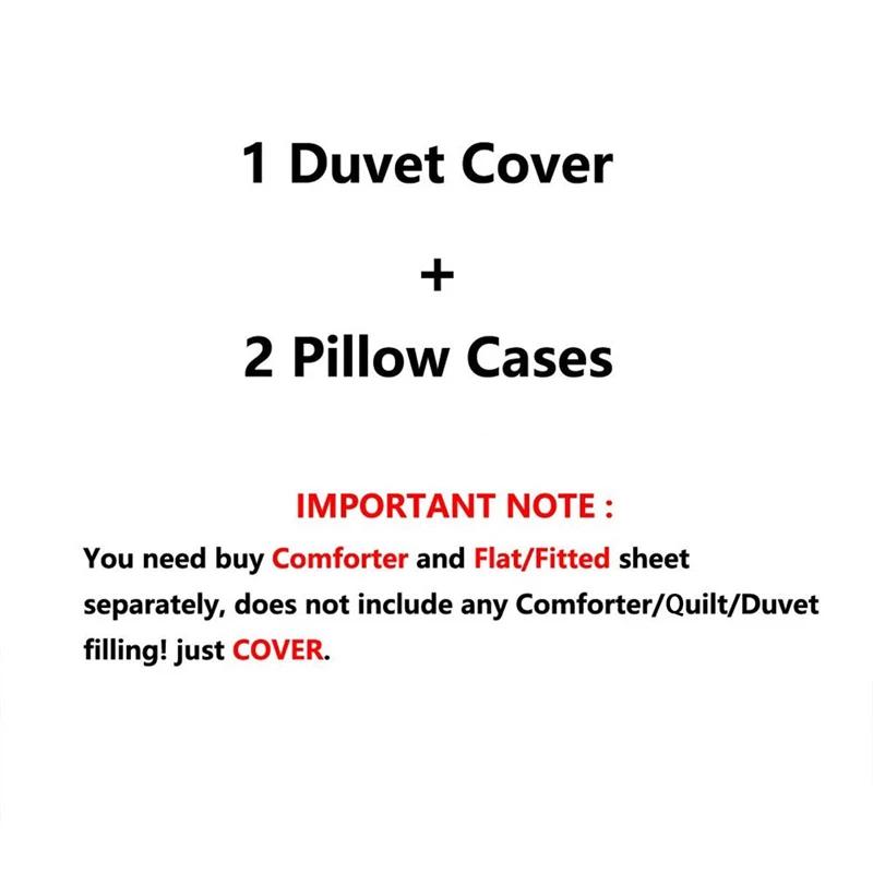 3Pc Duvet Cover Christmas Series Snowman Red Hat Gift Print Festive Bedding Set for Kids and Adults Single Double Queen 220x240