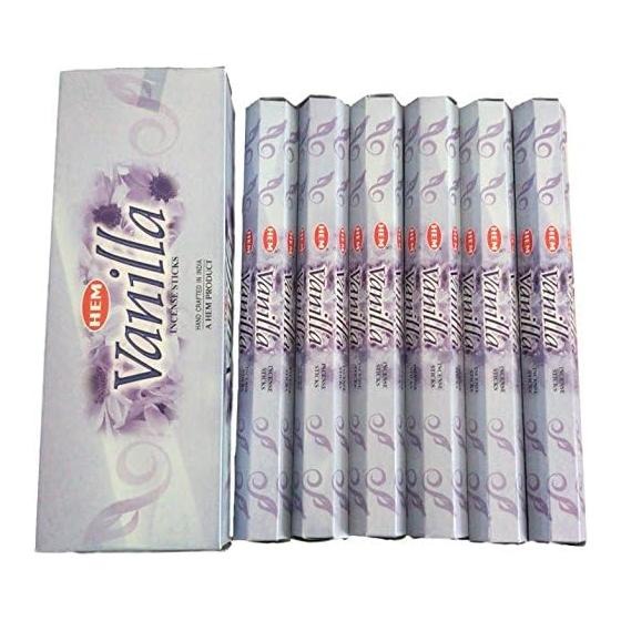 HEM Vanilla Stick Incense 6 Boxes