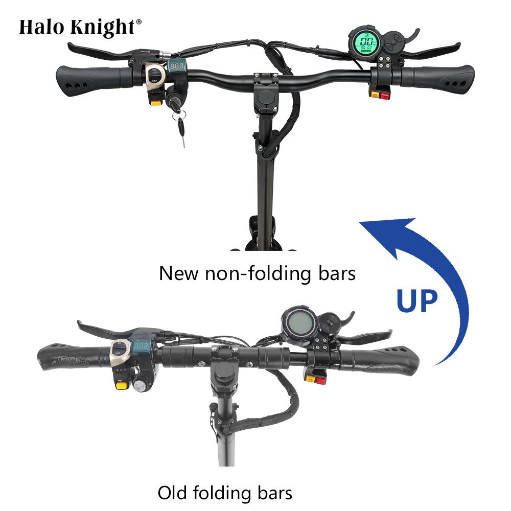 HALO KNIGHT T104 Monopattino Elettrico, Pneumatici da Strada da 10 pollici, Potenza Massima di 1000W, monopattino per guida urbana
