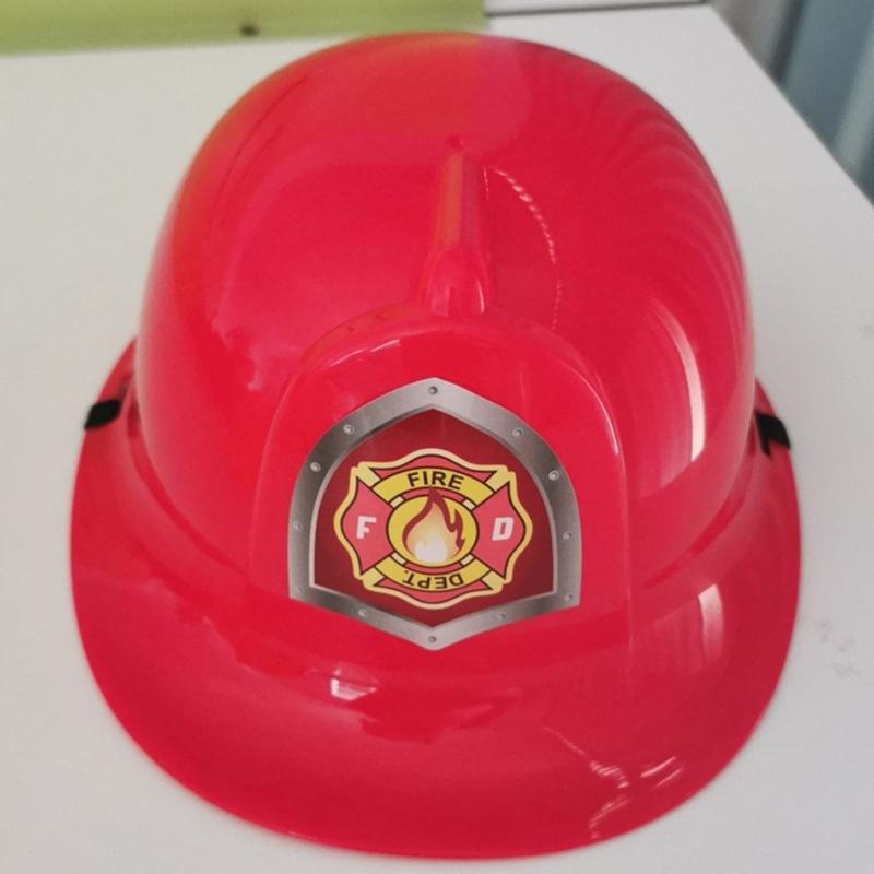 Firefighter Costume Toy Accessories Firefighter Role Play Dress-Up Set for Kids