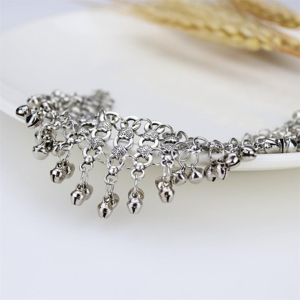 Fashionable Retro Foot Decoration Beach Bell Tassel Chain