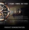 Men's Luxury Leather Strap Supercar Racing Waterproof Sports Watch
