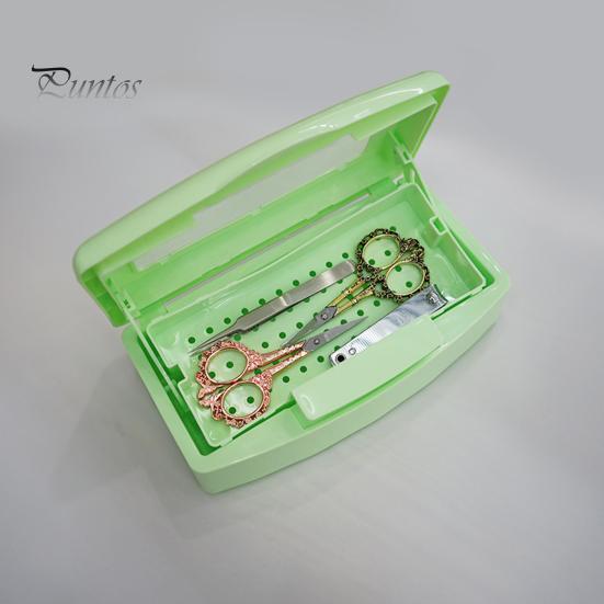 Nail Tool Sterilization Box Filter Transparent Cover Versatile Sturdy Long Lifespan Sterilization Case for Clean Safe Manicures