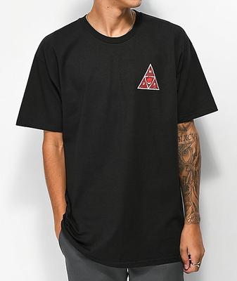 Spitfire Triple Triangle Tee Hip Hop Skateboard Loose Crew Neck Trendy Men's and Women's Short Sleeve T-Shirt Versatile