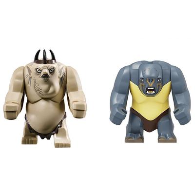 Non-Toxic Lord Of The Rings Ogre Building Blocks Figures Bricks Educational Toys Cartoon Figures Action Toy Brick Kids