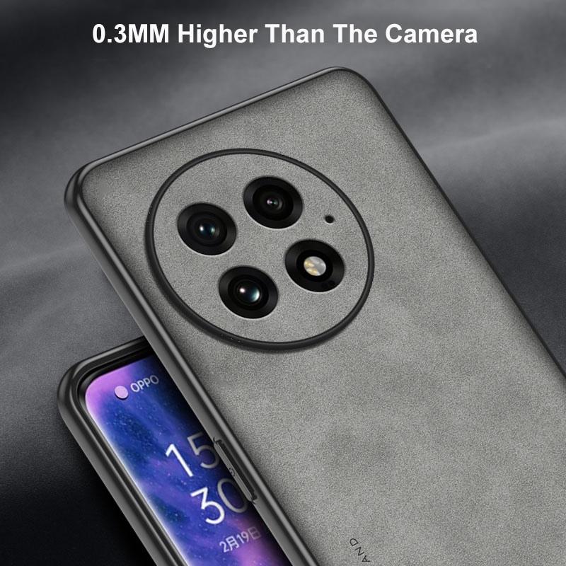 For OnePlus 13 Case Luxury PU Leather Phone Case For One Plus 13 5G OnePlus13 Back Cover Matte Silicone Shockproof Protection