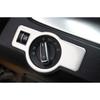 For VW CC 2009-2017 Silver Titanium Headlight Switch Control Frame Cover Trim