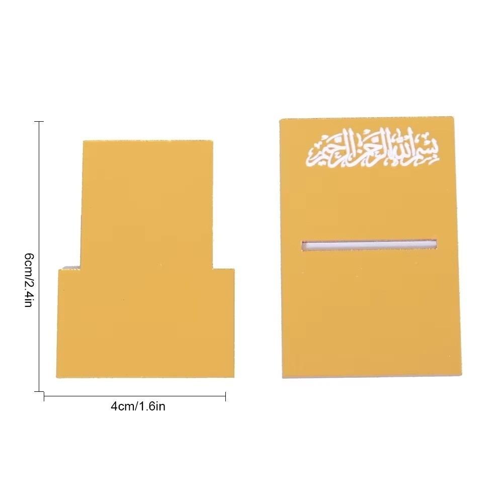 Acrylic Acrylic Islamic Date Stand Mini Table Decoration Eid Mubarak Mini Shelf Candy Rack Craft Ornament Food Dessert Holder