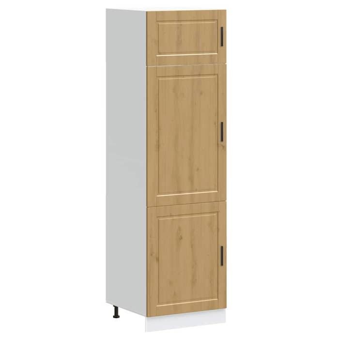 VidaXL Armoire de cuisine Porto chêne artisanal bois d'ingénierie 854116