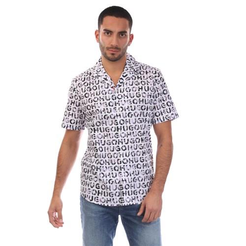Boss Mens Ellino Short-Sleeved Shirt