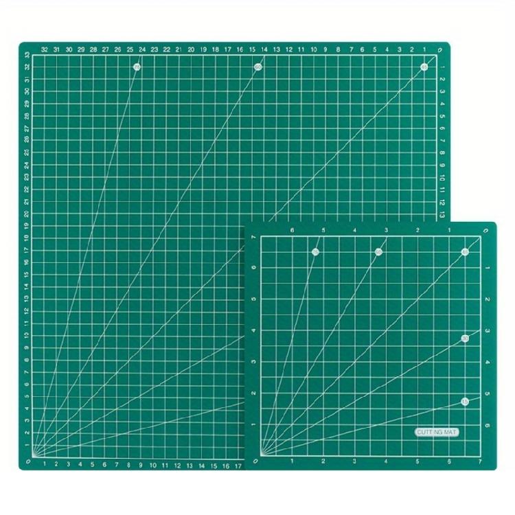 Wielofunkcyjna mata do cięcia, dwustronna, obrotowa deska do cięcia z siatką do rękodzieła, pikowania, szycia, scrapbookingu