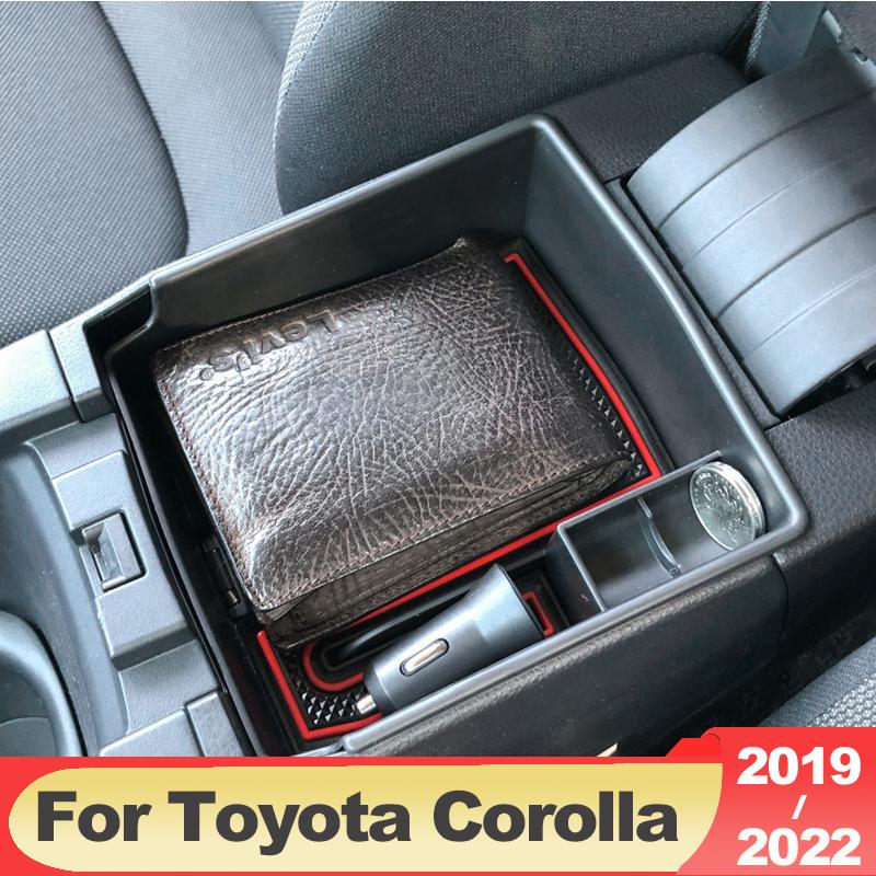 Auto-Mittelkonsole Armlehnenbox Aufbewahrungsbehälter Organizer Ablageschale für Toyota Corolla E210 - 2022 12. Zubehör