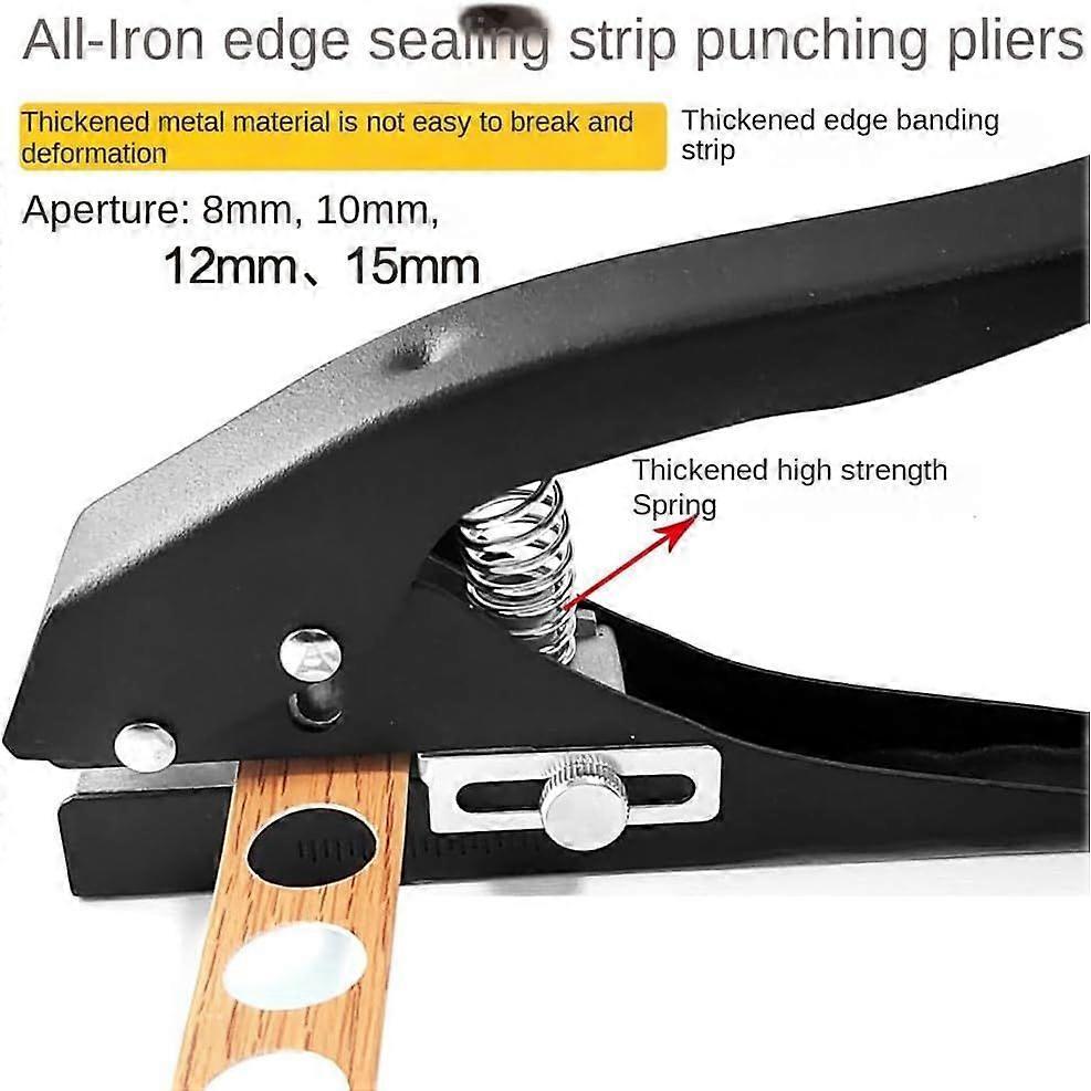 12mm Circle Hole Punch Paper Punch Hand-Held Round Single Hole Punch for ID Cards PVC Card