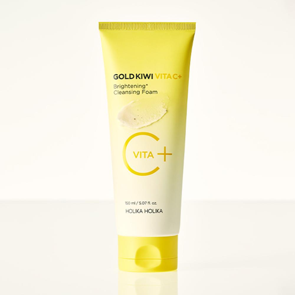 HOLIKA HOLIKA Gold Kiwi Vita C+ Brightening Cleansing Foam 150ml