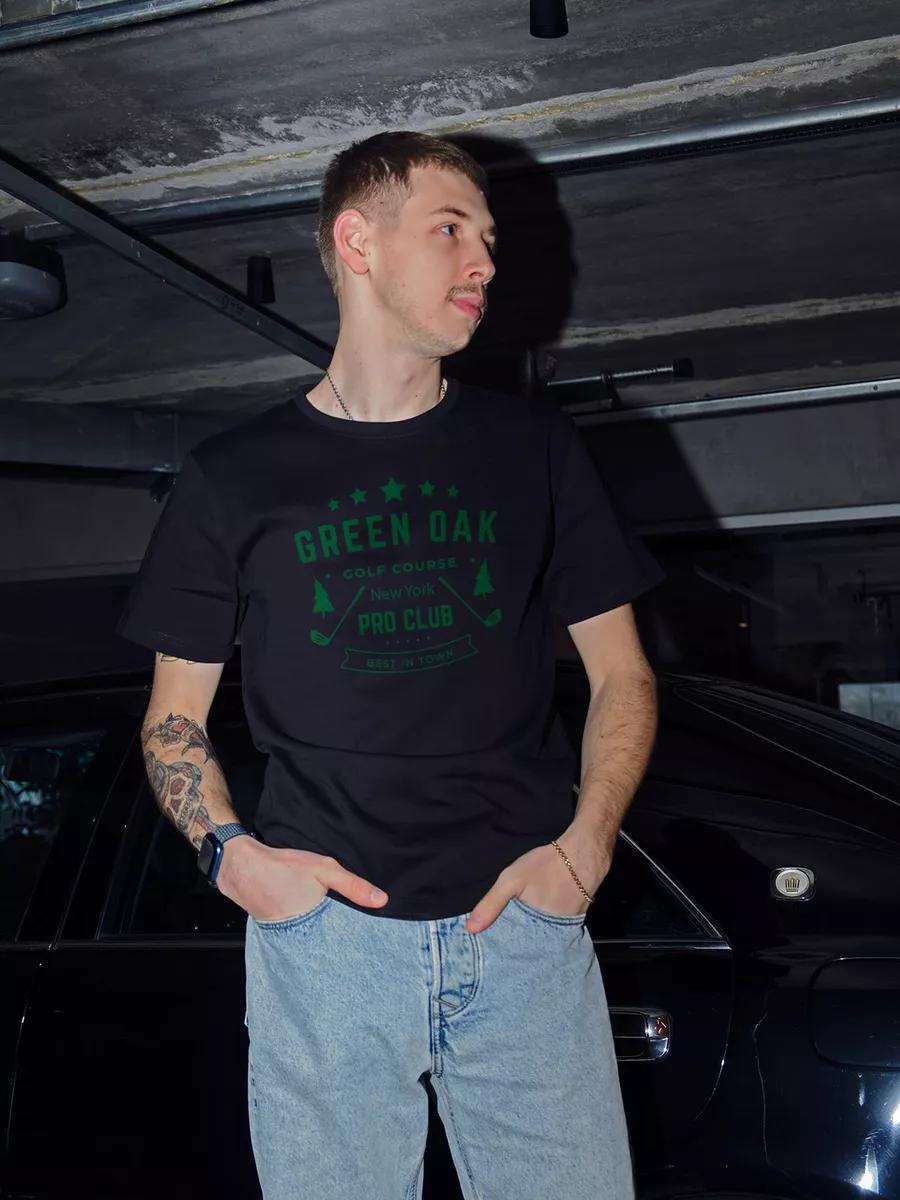 Black T-shirt with No fear print 4XL