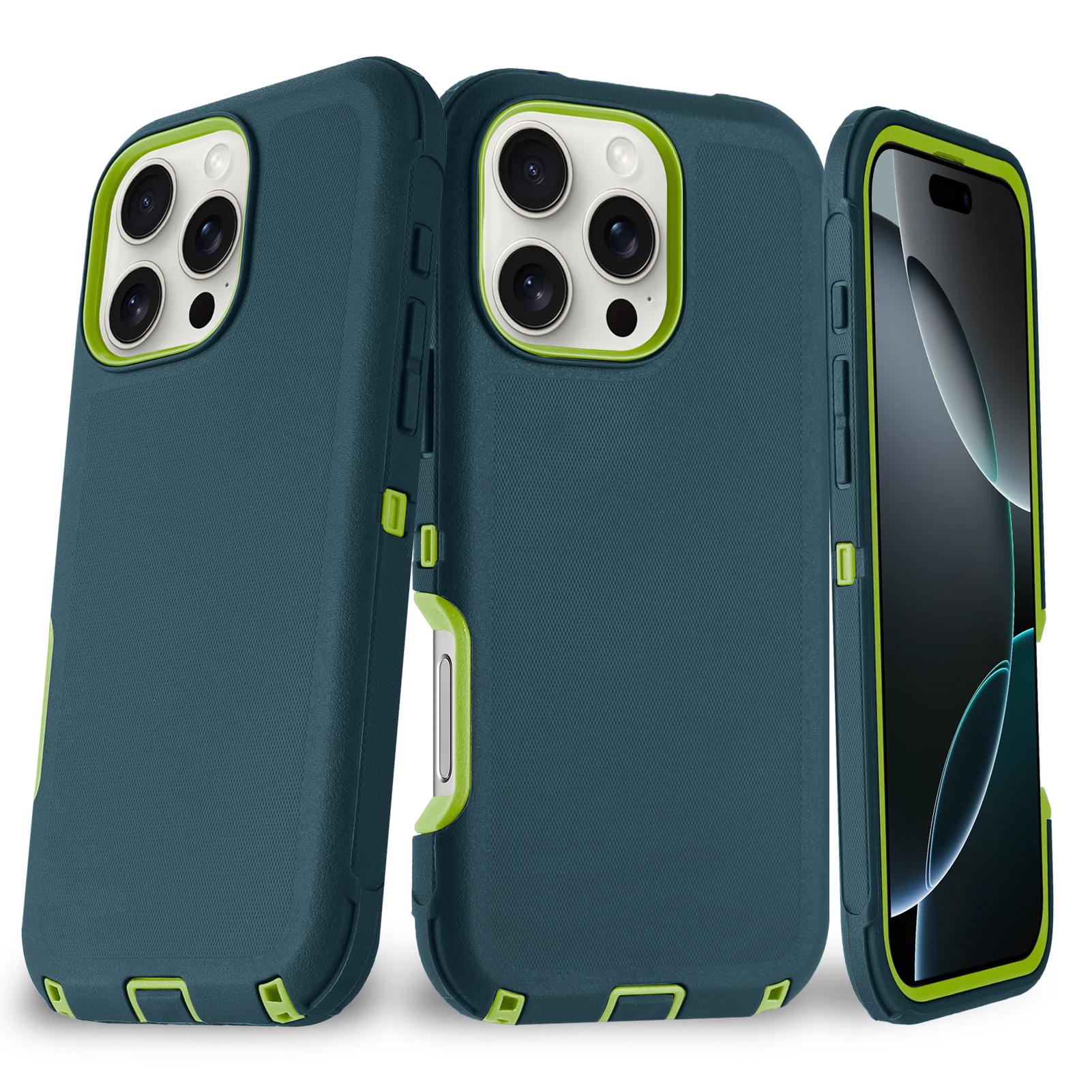 

Новий надміцний чохол серії Defender для Iphone 16 16Pro 16Plus 16Pro Max Міцний надійний протектор Жорсткий чохол-броня Otter Ударостійкий Міцний Захисний чохол For iPhone16 Pro Max