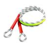 Emergencies Rescues Tow Line Belt Recovery Strap, High Tensile Strength, with Night Reflection Suitable for Offroads Use