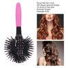 hair soft hair comb  styling curly hollow-out bounce hair comb 3D Spherical Curling Brush Salon Styling Curly Hair Styling Brush