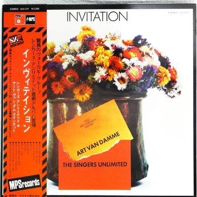 LP Record ART VAN DAMME SINGERS UNLIMITED  Invitation ULX5P MPS 1974 Japan Obi Jazz Used