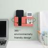Support de télécommande mural, Anti-poussière, ABS, gain de place, boîtier de télécommande pour la maison