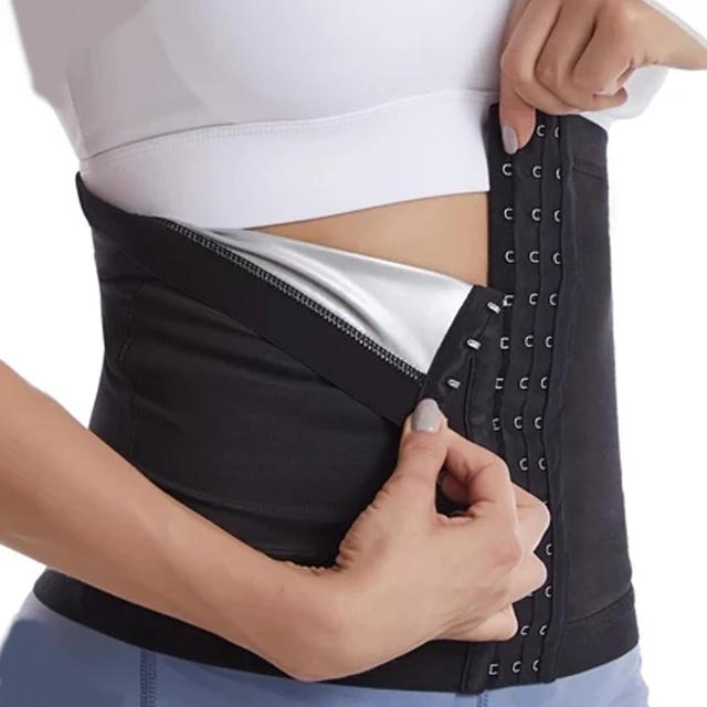 Sauna Slimming Belt For Women Fat Burning Weight Loss Training Belly Sheath Corset Sweat Body Shaper S M